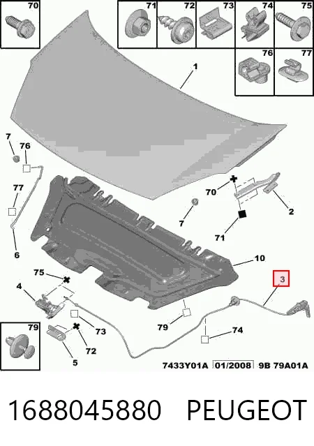 Cena części  Partner II minivan