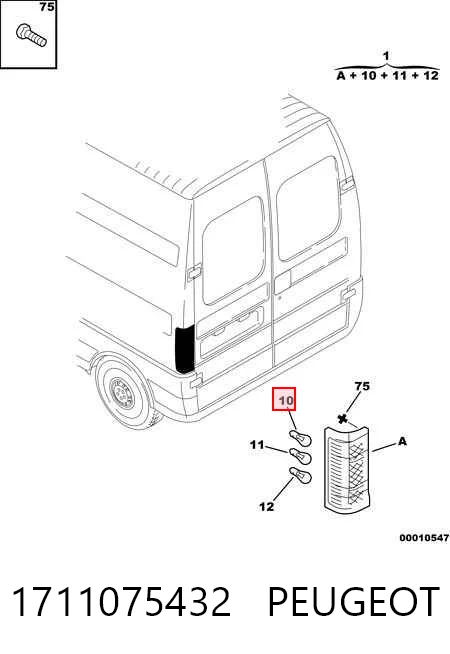 Do koszyka Lampa zespolona tylna prawa Peugeot Boxer II 244