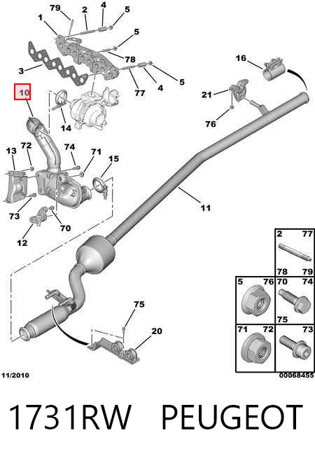 Konwerter-katalizator Fiat Scudo 