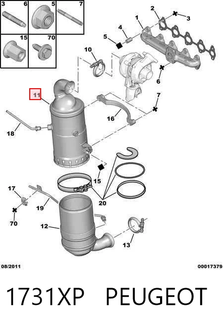 Do koszyka 92247639 General Motors Konwerter-katalizator