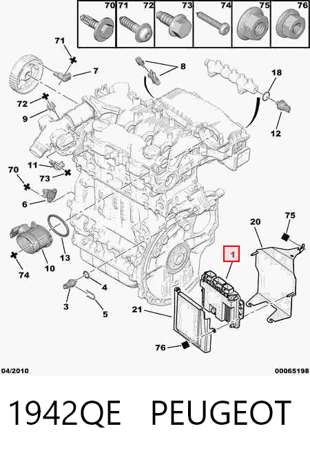 Sterownik silnika Peugeot Partner I minivan (5F) (1996 - 2008) cena, od 53,10 USD