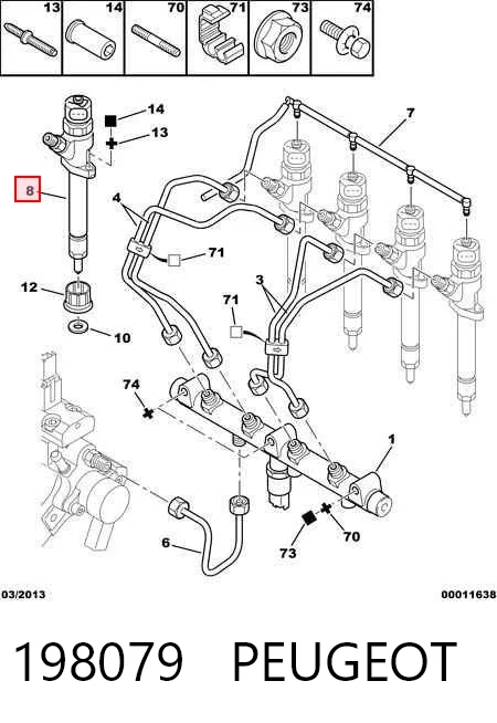 Do koszyka Wtryskiwacz paliwa Fiat Scudo COMBINATO 220P