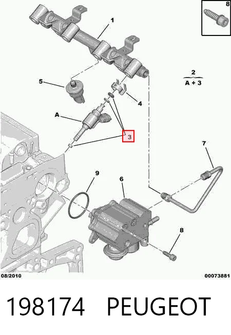  Zestaw naprawczy wtryskiwacza Volkswagen Passat 