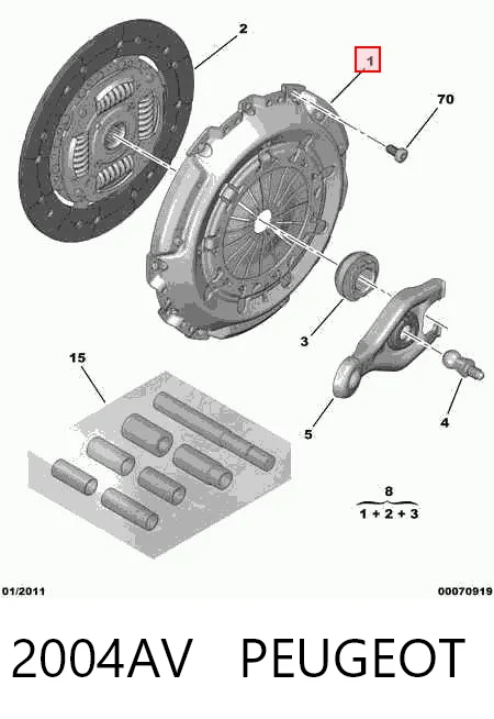 124037610 VAG Docisk sprzęgła
