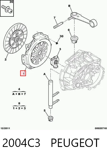 Do koszyka Docisk sprzęgła Renault Megane SCENIC JA0, JA1