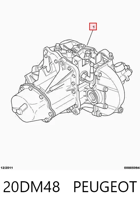  Mechaniczna skrzynia biegów w komplecie Citroen Berlingo 