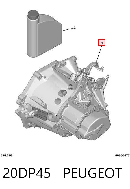Mechaniczna skrzynia biegów w komplecie Citroen C3 Picasso minivan (SH) (2009 - 2026) cena, od 319,45 USD