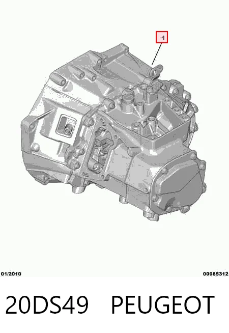 Automatyczna skrzynia biegów, kompletna Peugeot 308 I hatchback (4A, 4C) (2007 - 2014) cena, od 945,52 USD