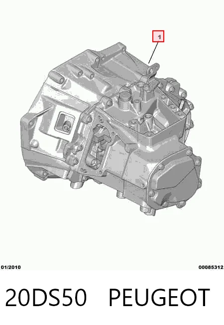 Automatyczna skrzynia biegów, kompletna do Peugeot 3008 I 0U
