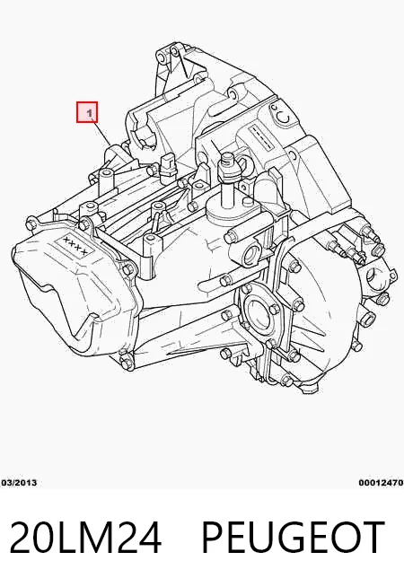 Mechaniczna skrzynia biegów w komplecie do Peugeot Expert  222