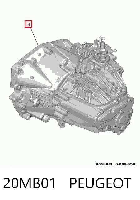 Mechaniczna skrzynia biegów w komplecie do Peugeot 407 SW 6E