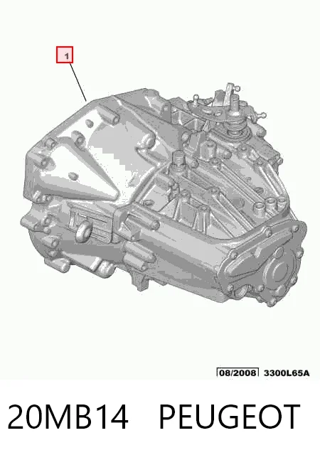 Do koszyka Mechaniczna skrzynia biegów w komplecie Peugeot 407 SW 6E