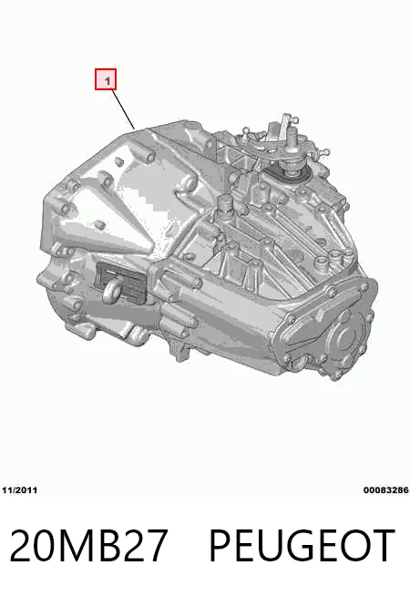 Mechaniczna skrzynia biegów w komplecie do Peugeot 508 I 8D