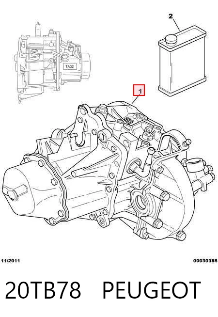 Mechaniczna skrzynia biegów w komplecie Peugeot 406 kombi (8E, F) (1996 - 2004) cena, od 183,28 USD