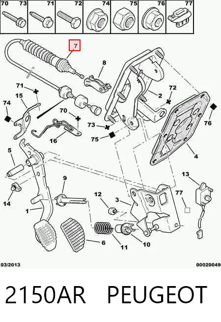 2150AR Peugeot/Citroen