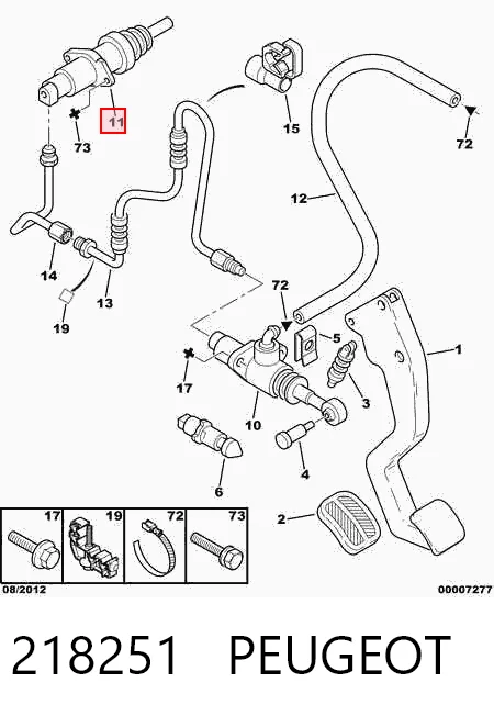  Cylinder roboczy sprzęgła Fiat Ducato 2