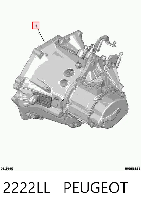 Mechaniczna skrzynia biegów w komplecie do Peugeot 308 II LB, LP, LW, LH, L3