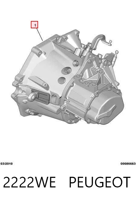 Mechaniczna skrzynia biegów w komplecie Citroen C3 Picasso