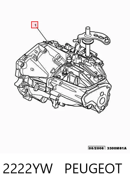 Do koszyka Mechaniczna skrzynia biegów w komplecie Citroen Xsara  N1