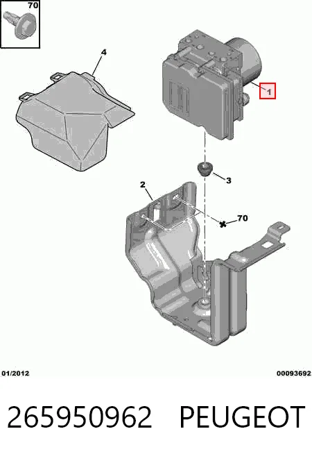 Sterownik ABS  hydrauliczny Citroen C4 GRAND PICASSO I minivan (UA) (2006 - 2013) cena, od 58,53 USD
