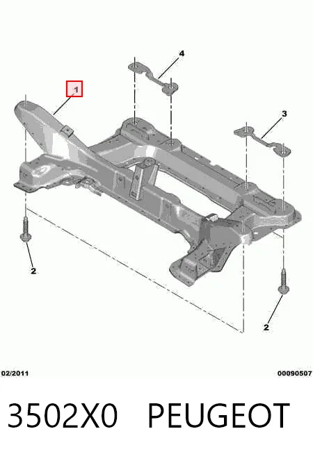 Korpus osi przedniej do Citroen Xsara Picasso N68
