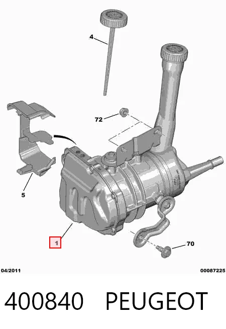 Do koszyka Pompa wspomagania hydraulicznego kierownicy Citroen C4 GRAND PICASSO I UA