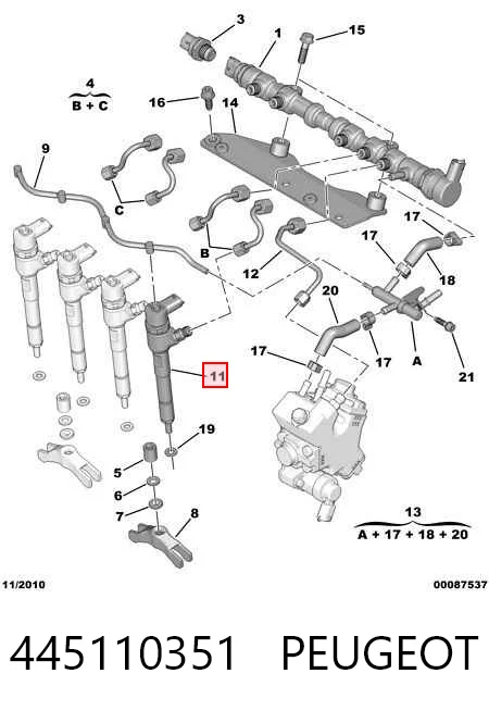  Wtryskiwacz paliwa Fiat Qubo 