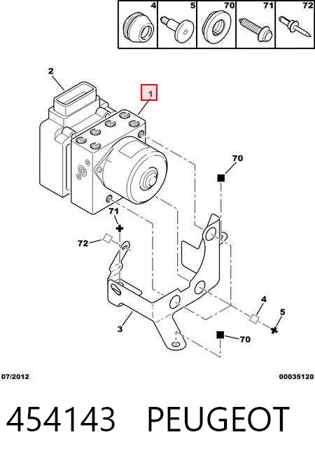 Sterownik ABS  hydrauliczny Peugeot 206 hatchback (2A/C) (1998 - 2008) cena, od 63,08 USD