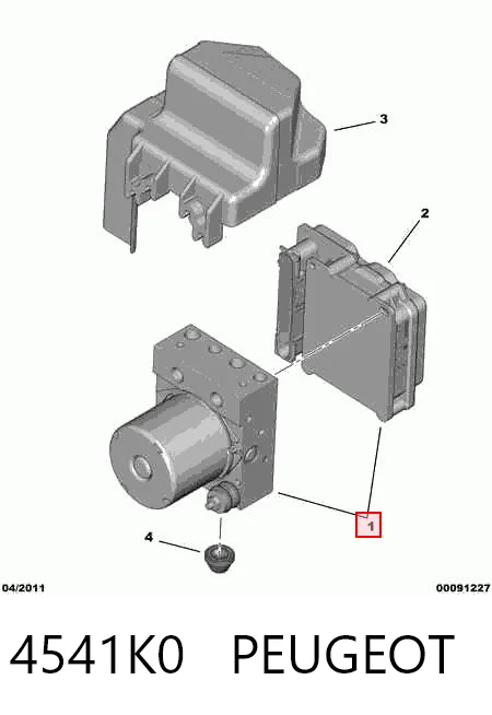  Sterownik ABS  hydrauliczny Peugeot Boxer 3