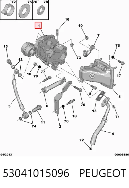 Turbina 53041015096 VAG