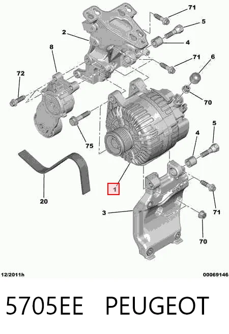 5705EE Peugeot/Citroen