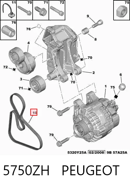 5750ZH Peugeot/Citroen