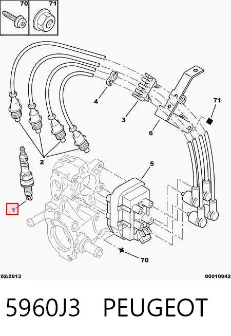 5960J3 Peugeot/Citroen