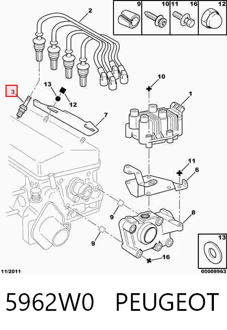 Świeca zapłonowa do Mitsubishi Pajero V70