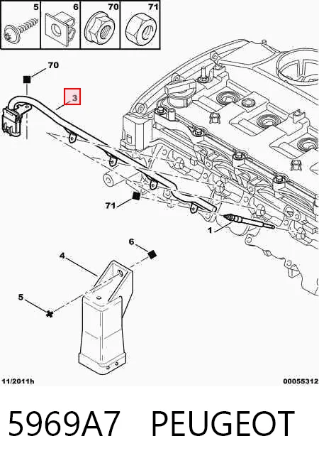 5969A7 Peugeot/Citroen
