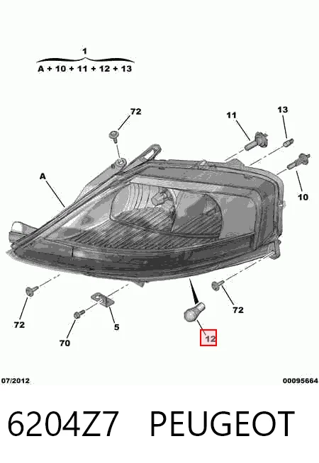 Do koszyka LPO301 Magneti Marelli Reflektor prawy
