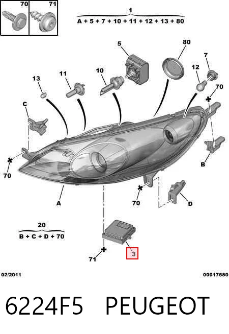 Do koszyka LRA980 Magneti Marelli Ksenon, sterownik