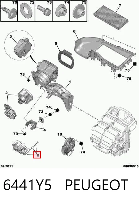 Kupić Rezystor wentylatora nagrzewnicy (ogrzewacza kabiny) Citroen C8  EA, EB w dobrej cenie