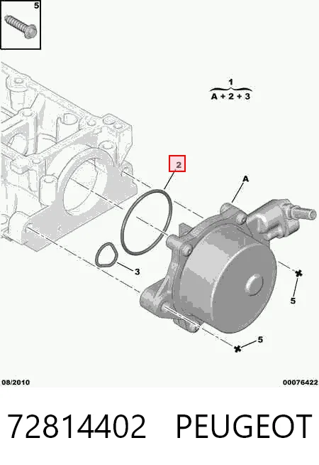 Pompa podciśnienia do Mazda 2 I DY