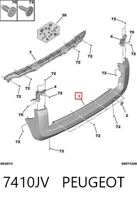 Zderzak tylny Fiat/Alfa/Lancia 735662858 cena, od 78,07 USD