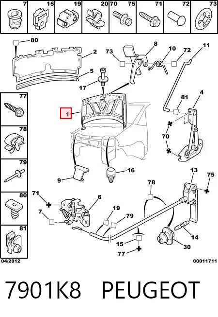  Maska silnika Fiat Scudo 