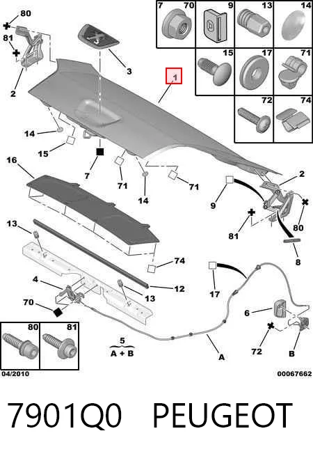 Maska silnika Peugeot Bipper awangarda (225L) (2007 - 2026) cena, od 251,47 USD