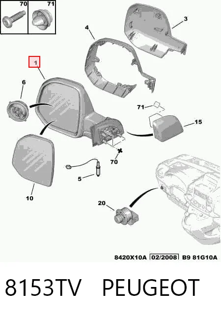 8153TV Peugeot/Citroen