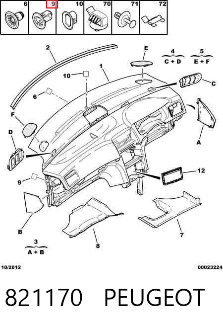 Wtryskiwacz paliwa do Opel Astra 55, F70