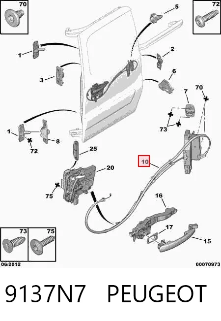 9137N7 Peugeot/Citroen