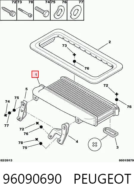 Chłodnica intercoolera Peugeot 405 II sedana (4B) (1992 - 1995) cena, od 46,25 USD