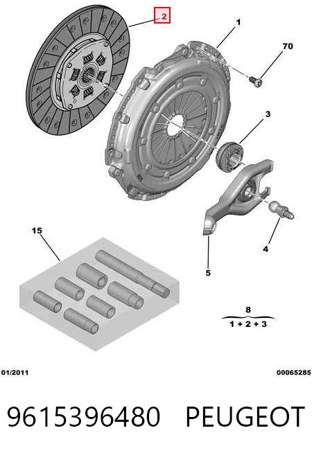 Do koszyka 9611874880 Talbot Tarcza sprzęgła