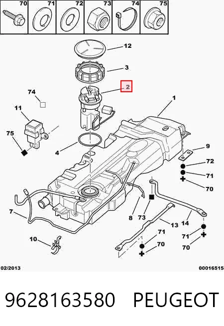 Moduł pompy paliwowej z czujnikiem poziomu paliwa Citroen Xsara hatchback (N1) (1997 - 2005) cena, od 54,13 USD