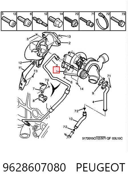 Do koszyka Turbina Peugeot 605  6B