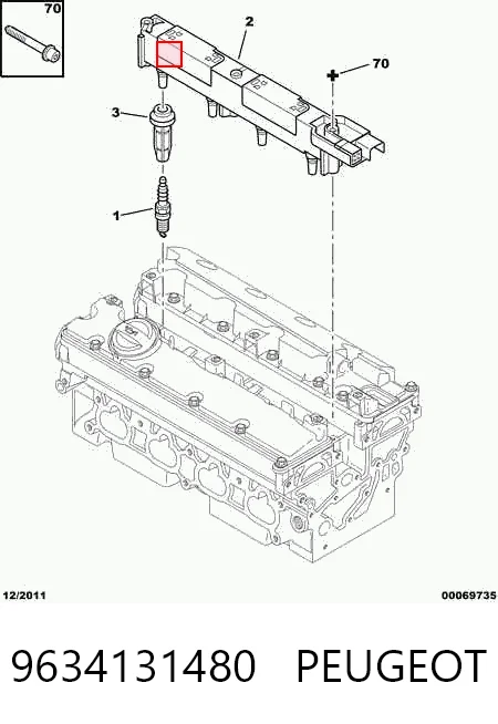 9634131480 Peugeot/Citroen Cewka zapłonowa